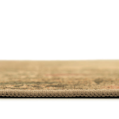 Washable Corncockle Beige Indoor Doormat - William Morris