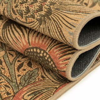 Washable Corncockle Beige Runner - William Morris