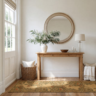 Washable Corncockle Beige Rug - William Morris