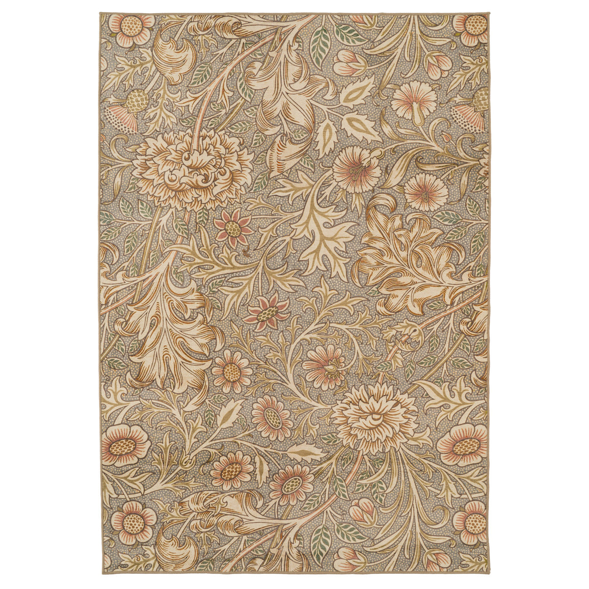 Washable Double Bough Blue Rug - William Morris