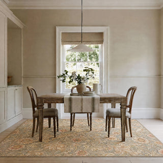 Washable Double Bough Blue Rug - William Morris