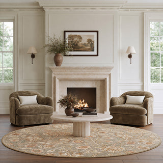 Washable Double Bough Blue Rug - William Morris