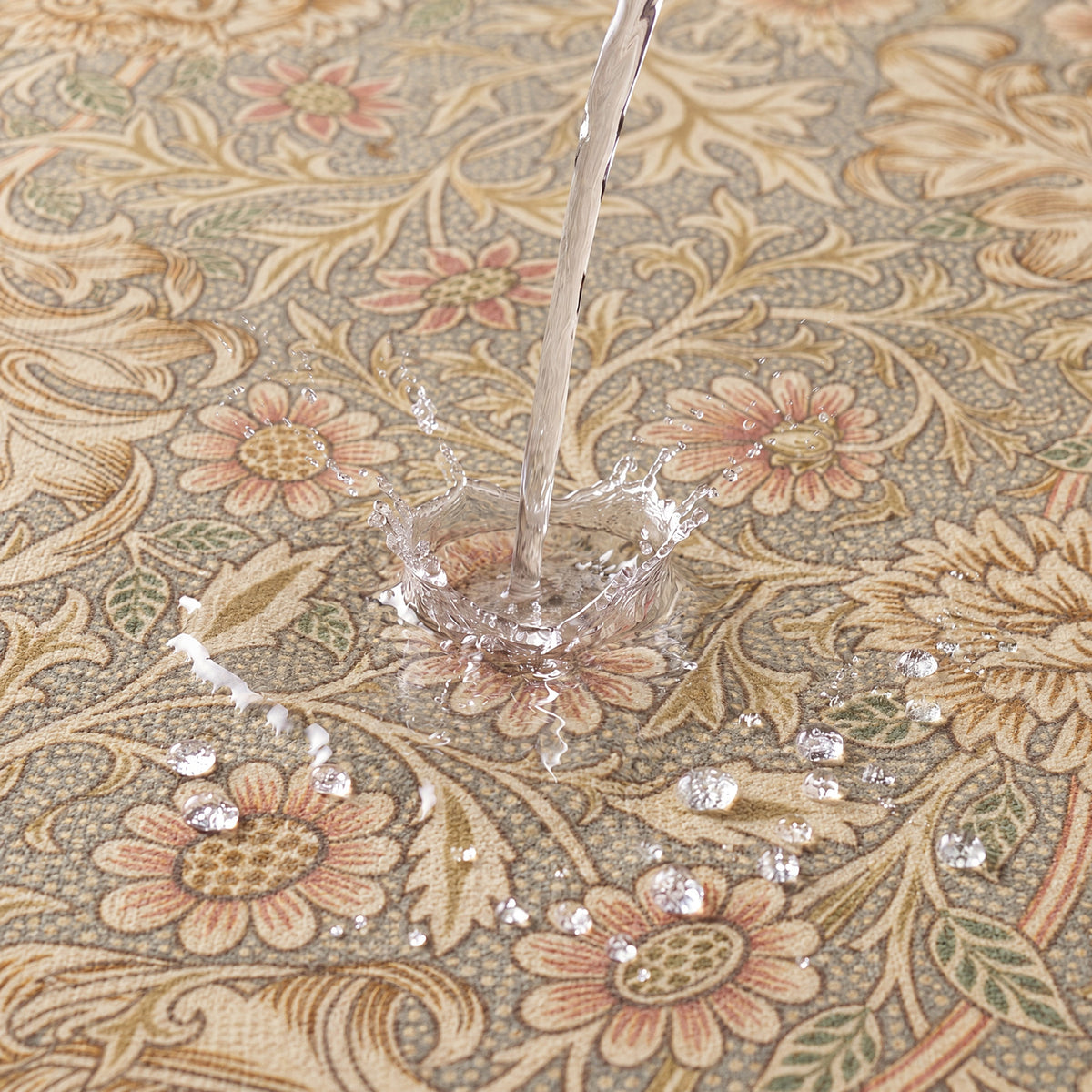Washable Double Bough Blue Rug - William Morris