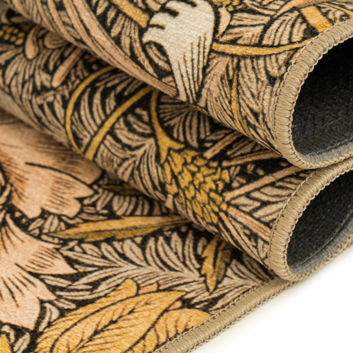 Washable Honeysuckle Golden Rug - William Morris