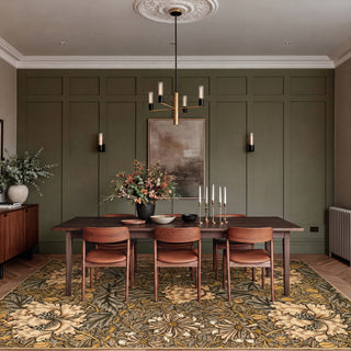 Washable Honeysuckle Golden Rug - William Morris
