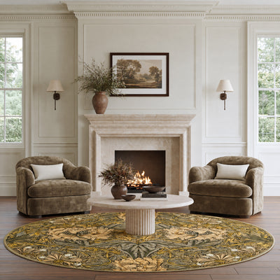 Washable Honeysuckle Golden Circle - William Morris