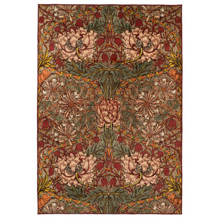 Washable Honeysuckle Pink Rug - William Morris