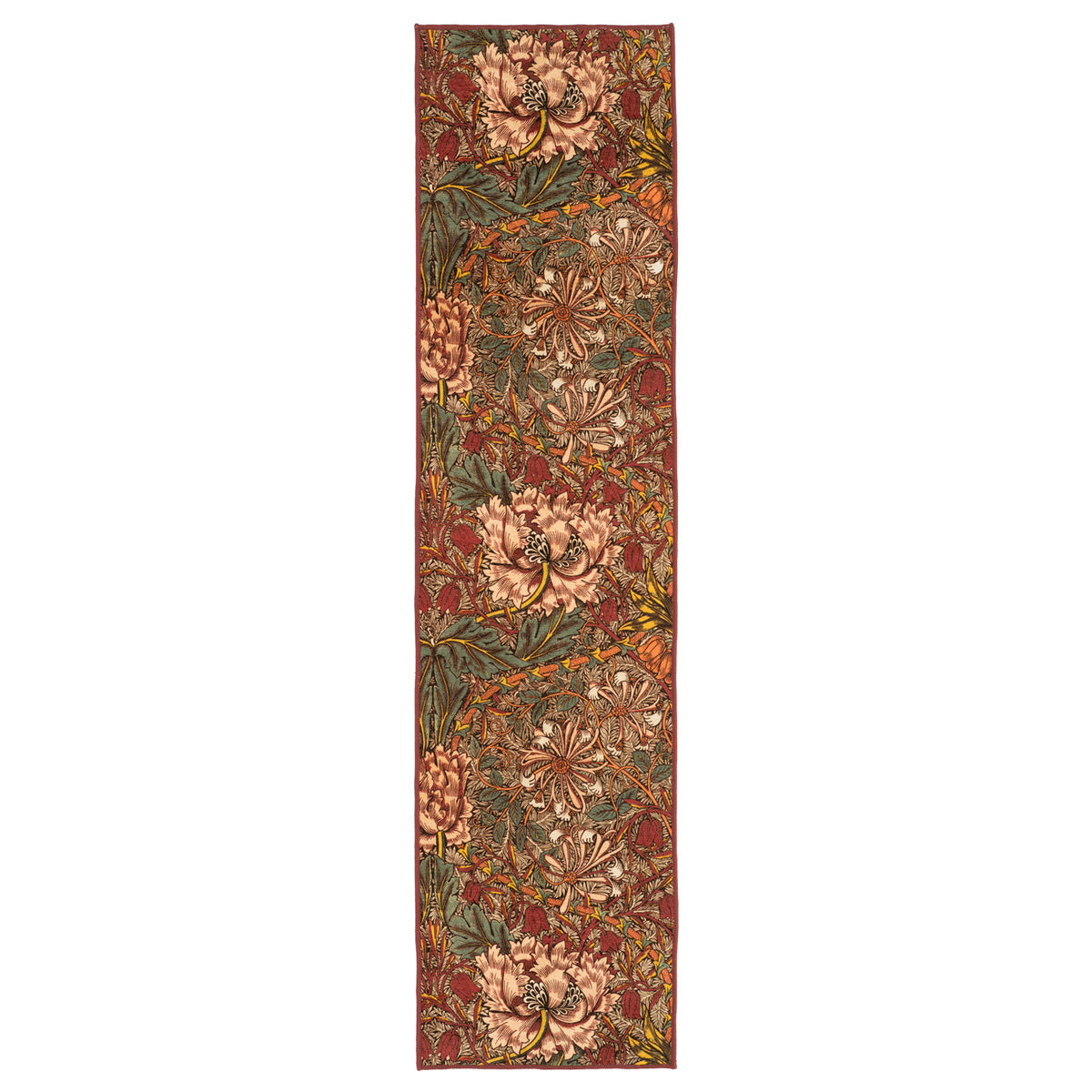 Washable Honeysuckle Pink Runner - William Morris
