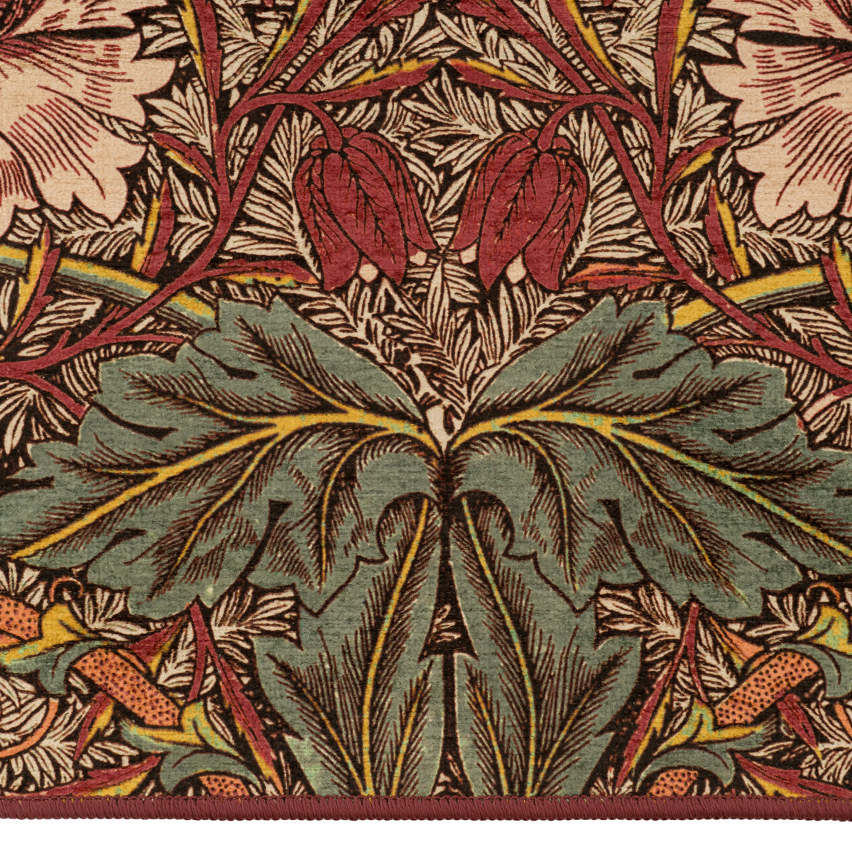 Washable Honeysuckle Pink Runner - William Morris