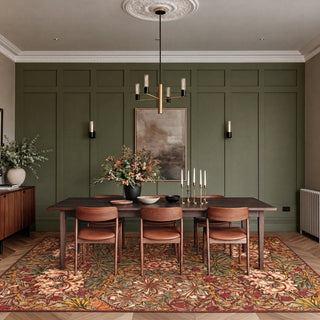 Washable Honeysuckle Pink Rug - William Morris
