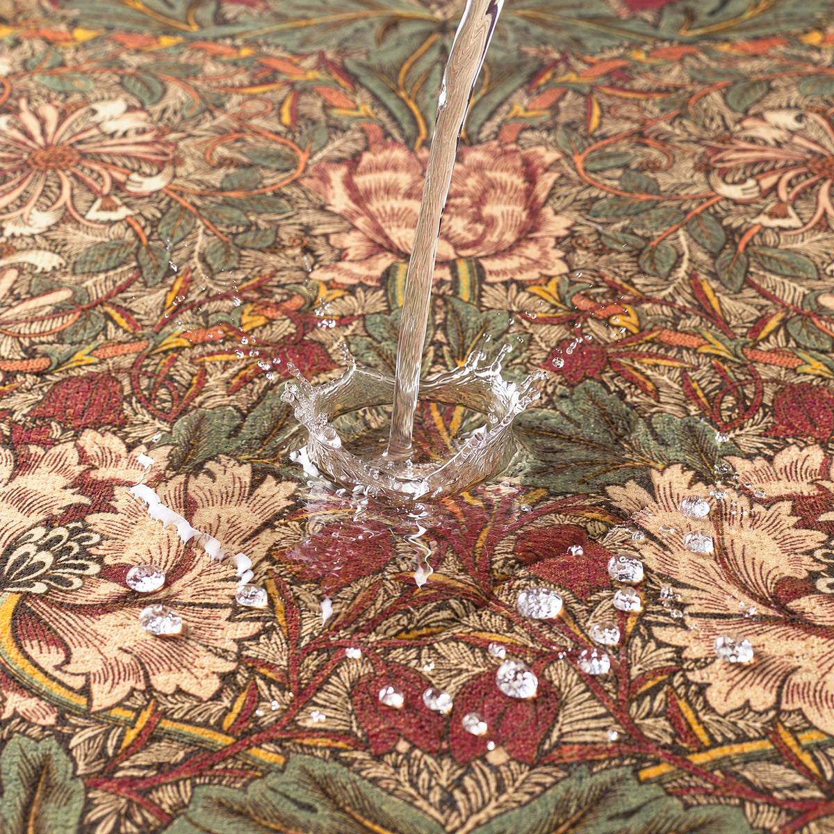 Washable Honeysuckle Pink Rug - William Morris
