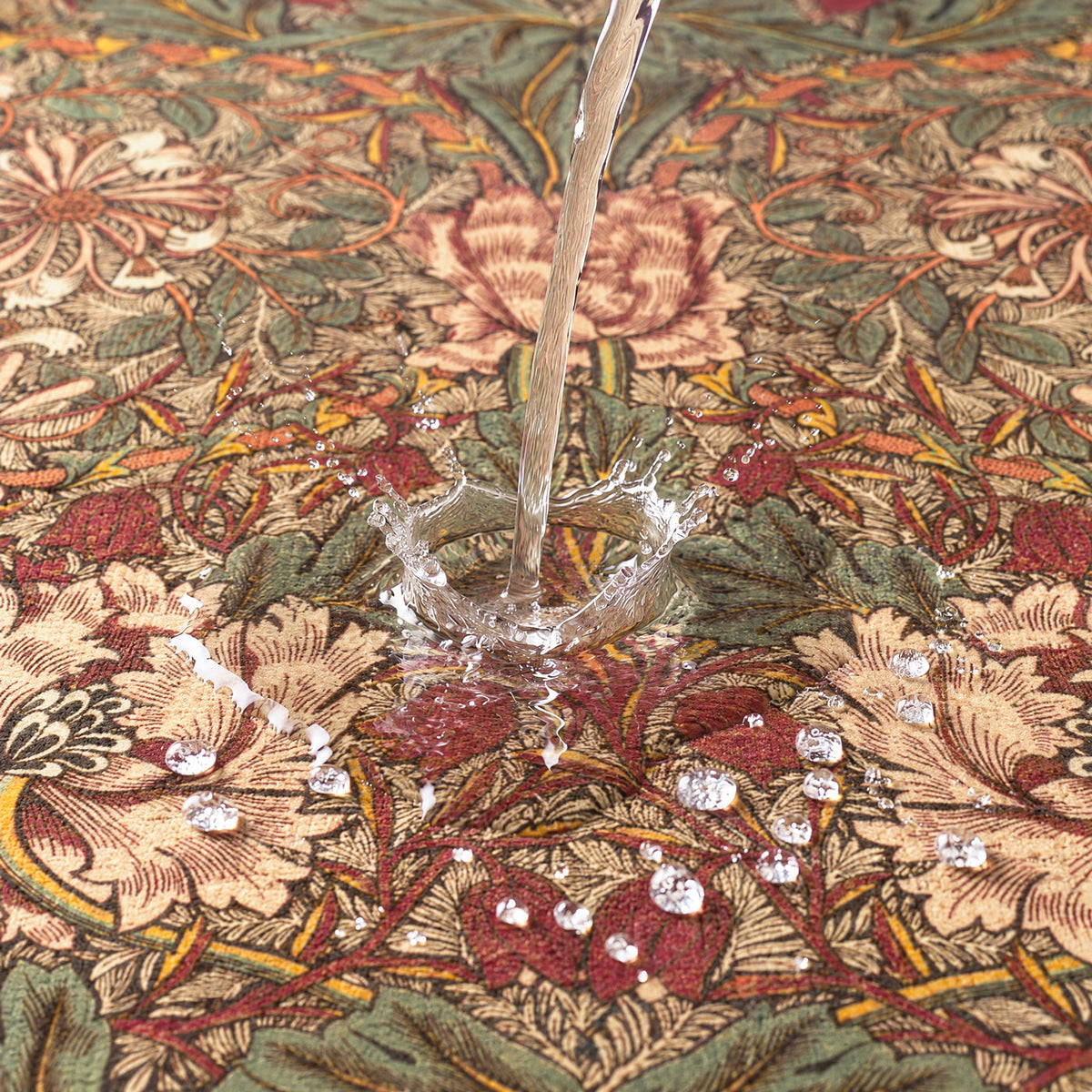 Washable Honeysuckle Pink Indoor Doormat - William Morris