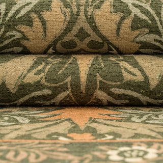 Washable Pomegranate Green Circle - William Morris