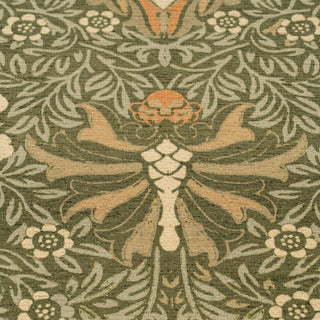 Washable Pomegranate Green Runner - William Morris
