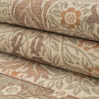 Washable Pomegranate Sage Runner - William Morris