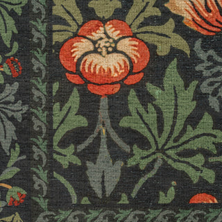Washable Strawberry Thief Navy Circle - William Morris