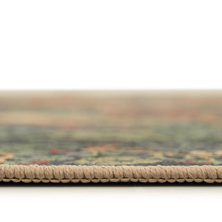 Washable Strawberry Thief Navy Rug - William Morris