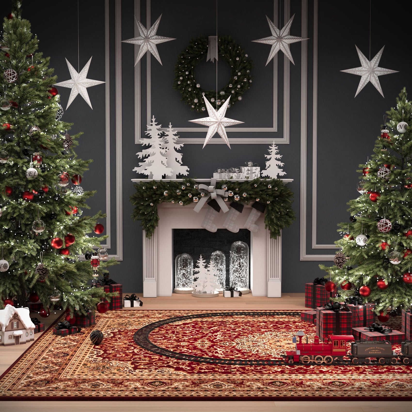 Classical Red Medallion Rug - Sonam