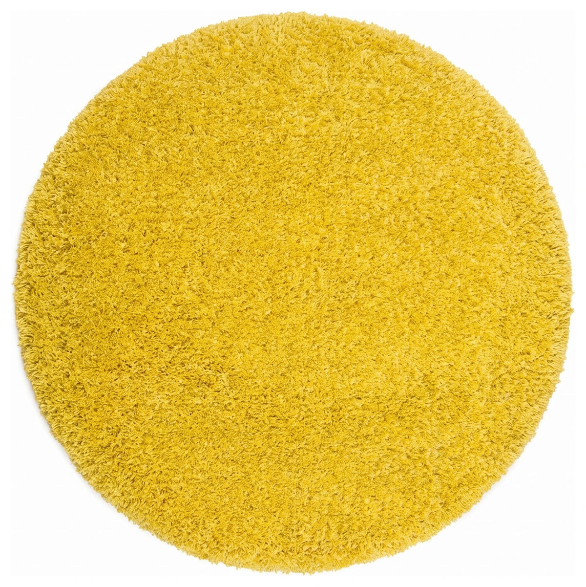 Yellow Shaggy Rug