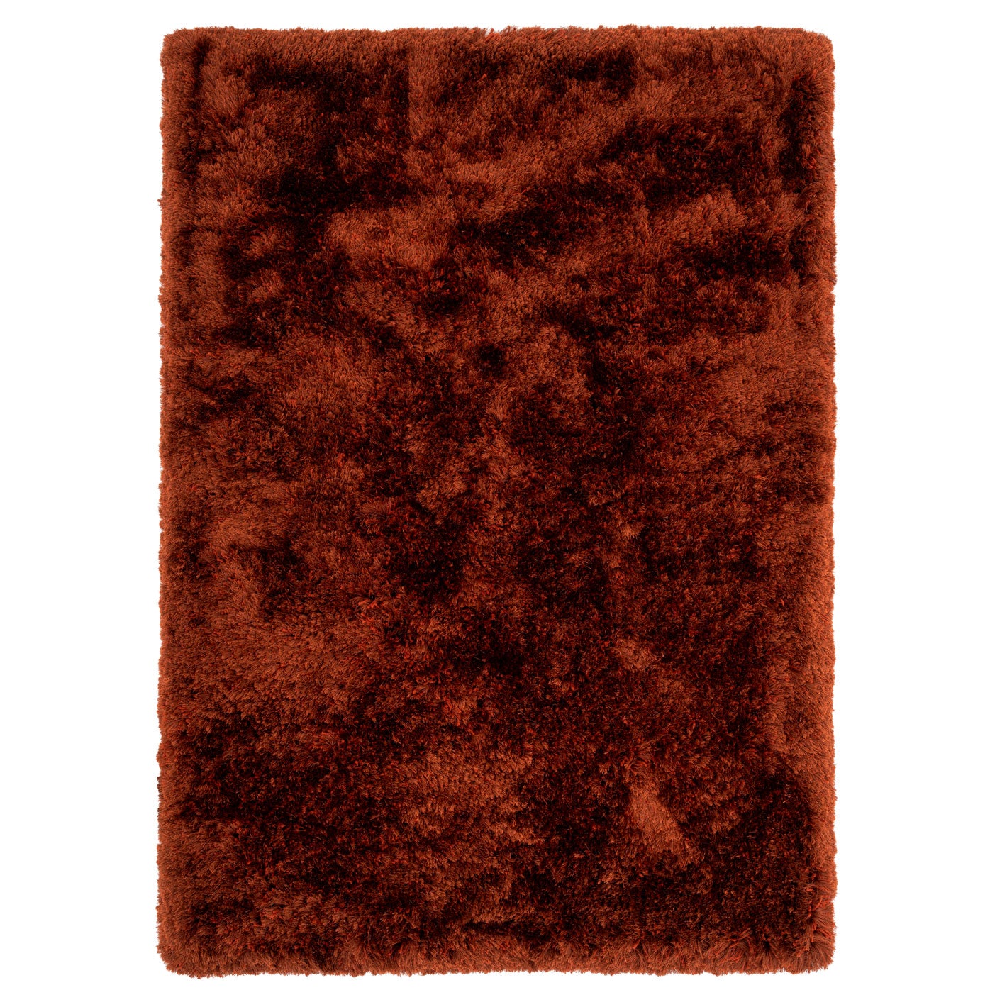 Plush Soft Rust Orange Shaggy Rug - Zia | Shaggy Rugs | Kukoon Rugs Online
