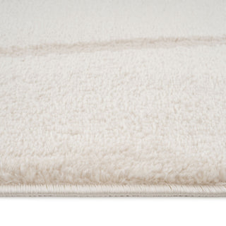 Soft Cream Scribble Rug - Zola