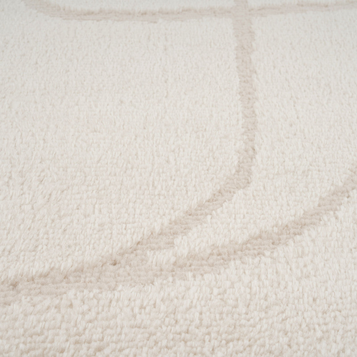 Soft Cream Scribble Rug - Zola
