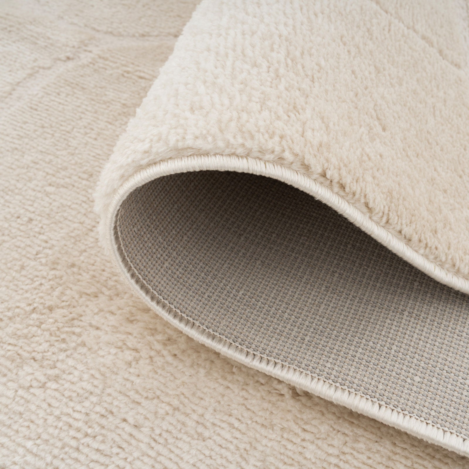 Soft Cream Scribble Rug - Zola