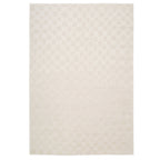 Soft Natural Cream Retro Checkerboard Rug - Liv